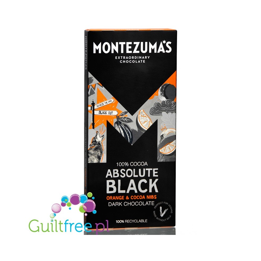 Montezuma's Absolute Black - keto czekolada 100% kakao z ...