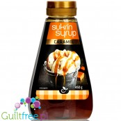 Sukrin Syrup Caramel - gęsty syrop słodzący niskowęglowodanowy, 50% błonnika