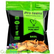 ProTeens Chicken Chips Basil chicken breast crisps 78% protein