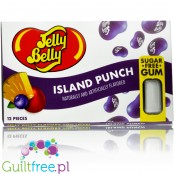 Jelly Belly Island Punch, guma do żucia bez cukru, blister