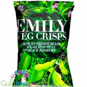Emily Veg Crisps Spring Green - chrupiące warzywa, zielony mix (groszek, fasola, edamame) 23g