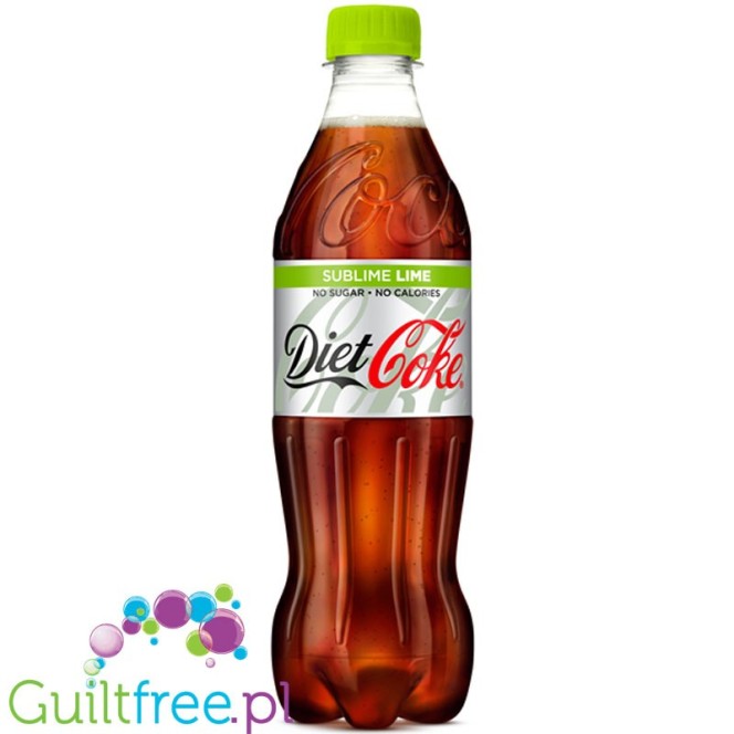 Diet Coke Sublime Lime 500ml, sugar and calorie free