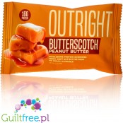 MTS Outright Butterscotch - baton białkowy z WPI 90, Masło Orzechowe & Herbatnik