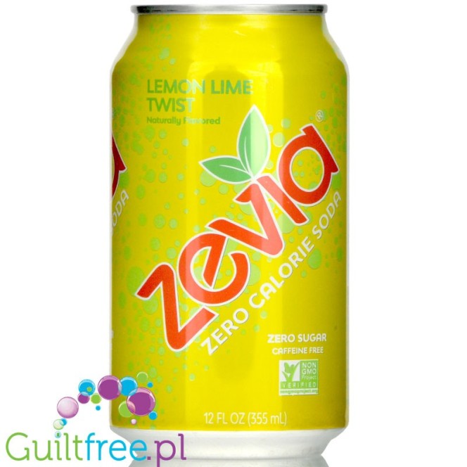 Zevia Zero Lemon Lime Twist - 100% naturalny napój bez kalorii ze stewią