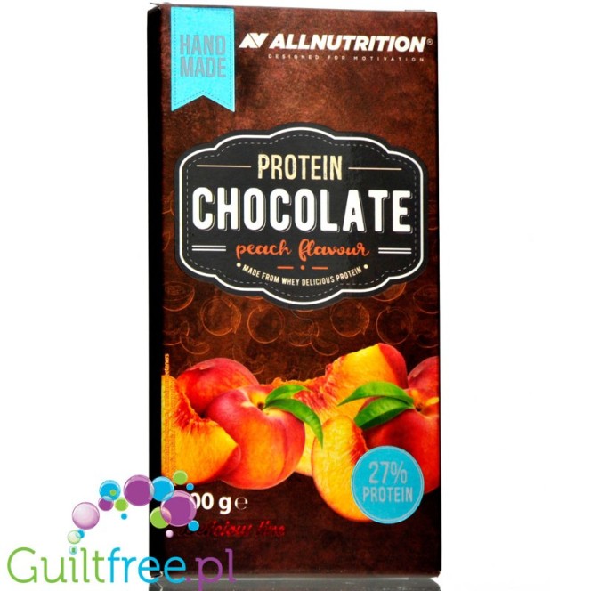 AllNutrition Protein Chocolate with sugar free Peach filling