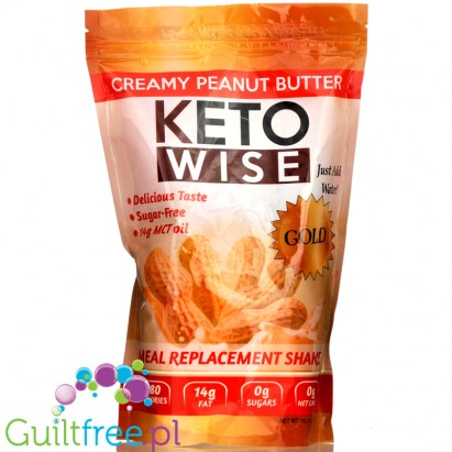 Healthsmart Keto Wise Meal Replacement Shake, Peanut Butter
