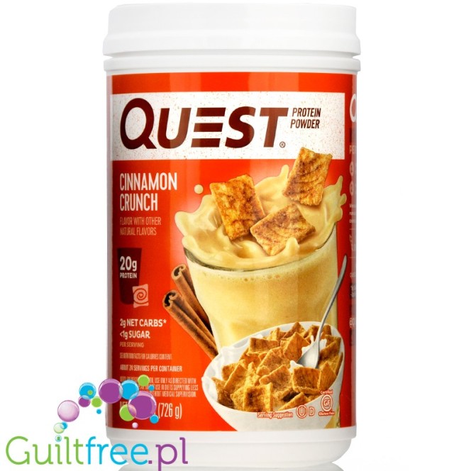 Quest Protein Cinnamon Crunch protein powder