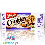 Bergen Chocolate Striped Peanut sugar free cookies with chocolate drizzles