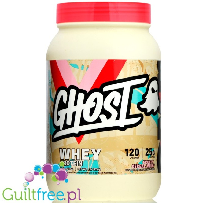 Ghost 100% Whey Fruity Cereal Milk - odżywka białkowa z WPI, WPH i kompleksem enzymów