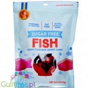Candy People Sugar Free Fish, Berry Flavored Gummy Candy
