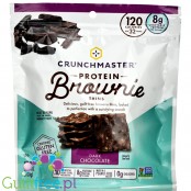 Crunchmaster Protein Brownie Thins Dark Chocolate