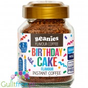 Beanies Birthday Cake, edycja limitowana - liofilizowana, aromatyzowana kawa instant 2kcal