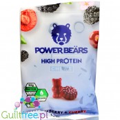 Powerbeärs High Protein Bears - proteinowe żelki-misie z witaminą C, 30% białka Jeżyny & Wiśnie