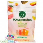Powerbeärs sugar free vegan jelly bears with stevia