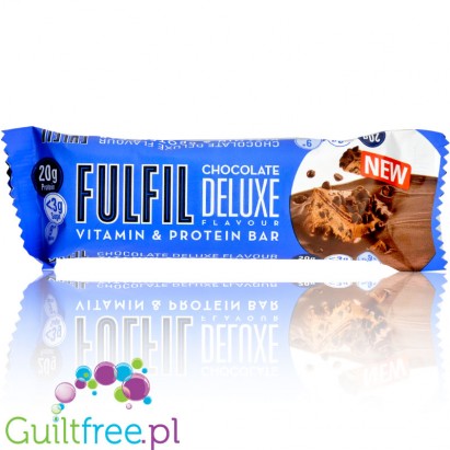 Fulfil Protein Chocolate Deluxe protein bar with vitamins