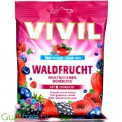 Vivil Forrest Fruit - cukierki bez cukru z witaminą C, smak czarna porzeczka