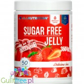 AllNutrition Sugar Free Jelly Strawberry - truskawkowa galaretka bez cukru