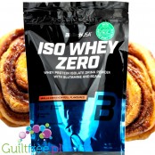 BioTech USA Iso Whey Zero, Vanilla Cinnamon Roll 0,5KG - odżywka białkowa bez laktozy