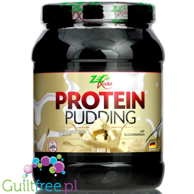 Zec+ Ladies Protein Pudding White Chocolate - pudding białkowy z BCAA i witaminami 0,65KG