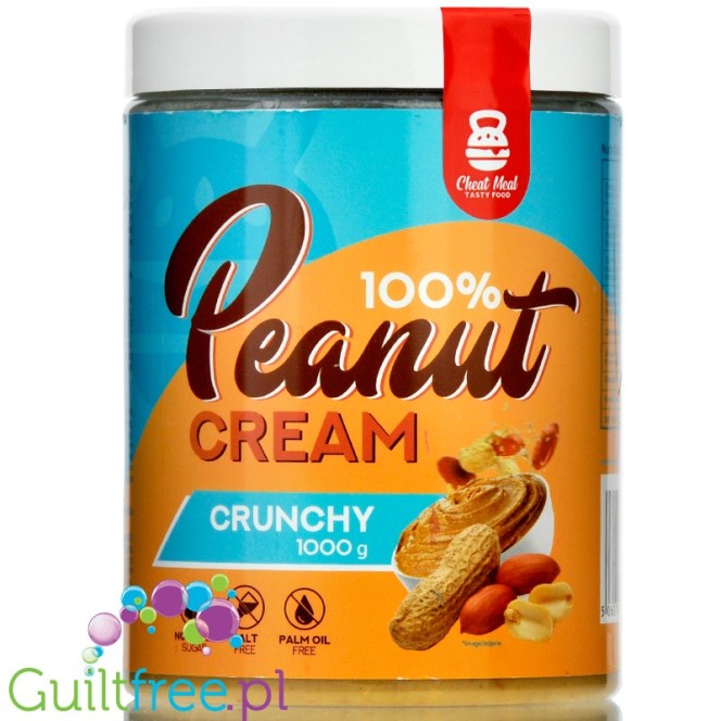 Cheat Meal Peanut Cream 100% 1kg Crunchy
