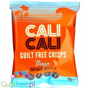 Cali Cali Guilt-Free Crisps Baja Buffalo Chipotle - pikantne chrupki ciecierzycowe, niskotłuszczowe