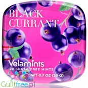 Velamints Expressions Stevia Blackcurrant, cukierki miętowe bez cukru