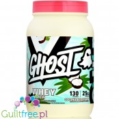 Ghost 100% Whey Coconut Vanilla Ice Cream - LIMITOWANA odżywka białkowa z WPI, WPH i kompleksem enzymów