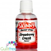 Skinny Food Flavour Drops Strawberry Crush - słodkie kropelki smakowe bez kalorii