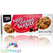 Sweet & Joy sugar free cookies with chocolate and cranberries