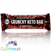 Good Good Keto Crunchy Liqurice Bar ketogeniczny baton lukrecjowy bez cukru