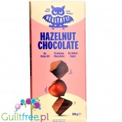 HealthyCo Hazelnut Milk Chocolate - mleczna czekolada z orzechami laskowymi bez dodatku cukru