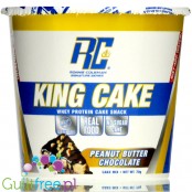 Ronnie Coleman Signature Series King Cake Peanut Butter Chocolate - whey protein cake snack, mug cake instant