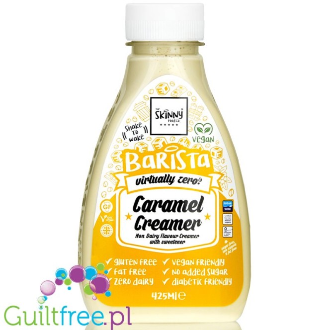 Skinny Food Barista Caramel Creamer - zabielacz a la śmietanka do kawy bez kalorii, Karmel