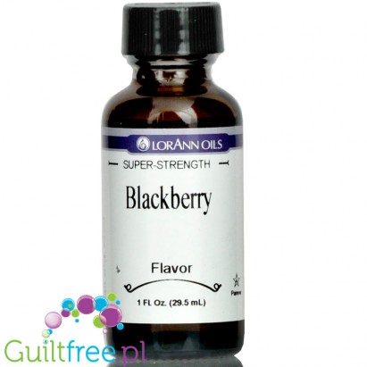 LorAnn Oils Super Strength Blackberry - profesjonalny aromat jeżynowy bez tłuszczu, 4 x mocniejszy