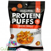 Shrewd Food Savory Protein Puffs, Nacho Cheese - chrupki białkowe z izolatem białka