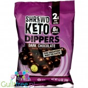 Shrewd Food Keto Dippers, Dark Chocolate - keto chrupki białkowe w ciemnej czekoladzie