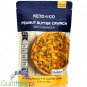 Keto & Co Granola, Peanut Butter Crunch - keto płatki śniadaniowe z orzechami słodzone Wondrose