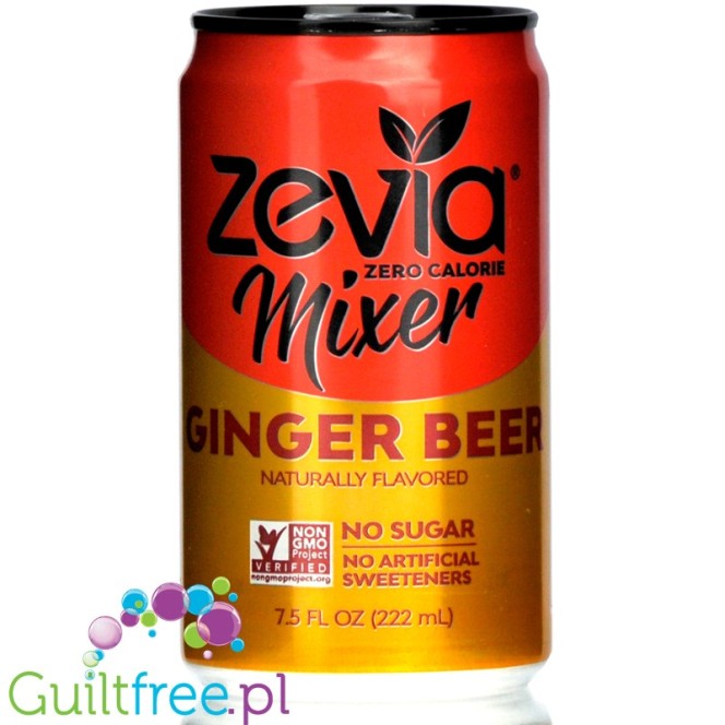 Zevia Ginger Beer Mixer - piwo imbirowe bez kalorii ze stewią