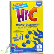 Hi-C Blazin’ Blueberry Singles To Go - saszetki bez cukru, napój instant