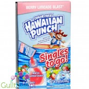 Hawaiian Punch Singles to Go! Berry Limeade Blast - saszetki bez cukru, napój instant,