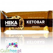 Heka Keto Bar, Chocolate Chunk Cookie Dough ketogenic bar sweetened with allulose & erythritol