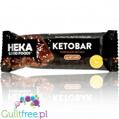 Heka Good Foods Keto Bar, Chocolate Sea Salt ketogenic bar sweetened with allulose & erythritol