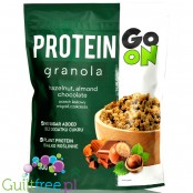 Sante GoON Granola Proteinowa bez dodatku cukru Orzech Laskowy, Migdał & Czekolada