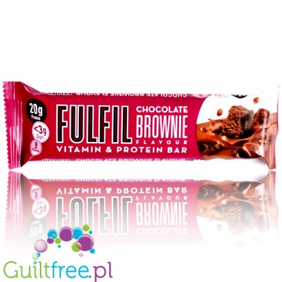 Fulfil Protein Chocolate Brownie protein bar with vitamins