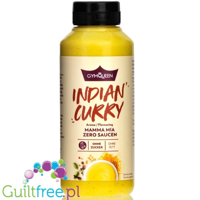 GymQueen Mamma Mia Indian Curry - sos bez cukru i bez tłuszczu