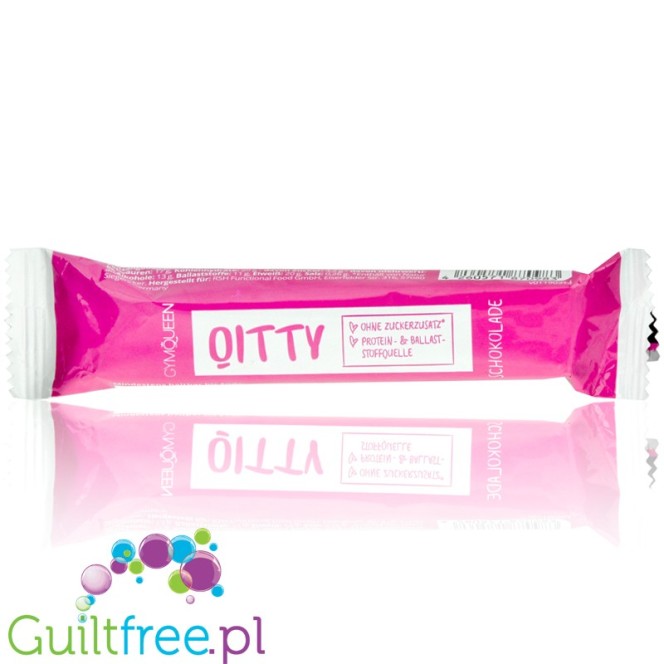 GymQueen Queen Qitty no added sugar waffer filled with cream and enrobed with chocolate, 3pcs