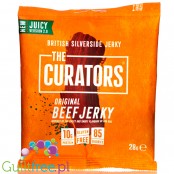 The Curators Beef Jerky Original - suszona wołowina w wędzonych przyprawach 160% mięsa