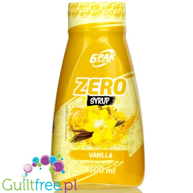 6Pak Nutrition Zero Sauce Vanilla - waniliowy sos zero