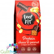 FeelFIT Protein Choco & Peanut - proteinowe czekoladki bez cukru z nadzieniem orzechowym