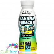 Chiefs Milk Protein Shake Banana Beach - shake proteinowy RTD bez laktozy, 25g białka 165kcal